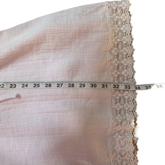 Jack by BB Dakota Dress- White Lace Trimmed Dress- Size Medium - Picture 9 of 9